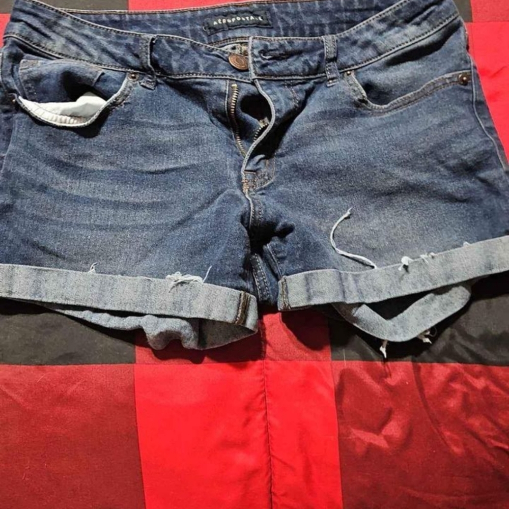 5 Pair Size 8 Womans Aeropostale Jean Shorts